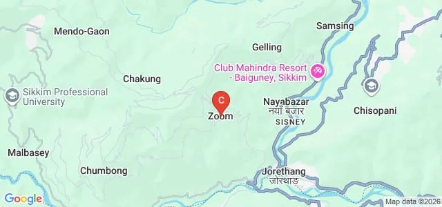 Pannadhay University, Jorethang Map