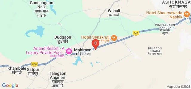 Sandip University, Nashik Map