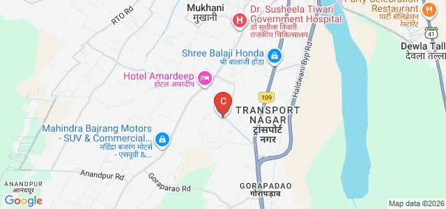 Uttarakhand Open University, Haldwani Map