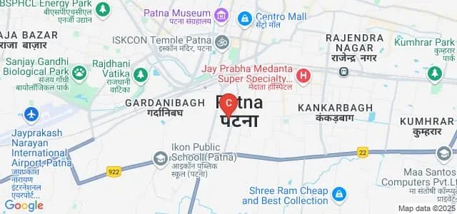 Aryabhatta Knowledge University, Patna Map