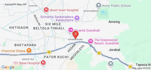 Assam Veterinary and Fishery University, Guwahati Map