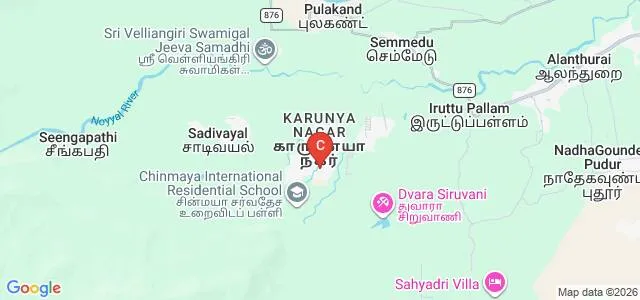 Karunya Institute of Technology and Sciences, Coimbatore Map