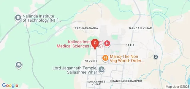 Silicon University, Bhubaneswar Map