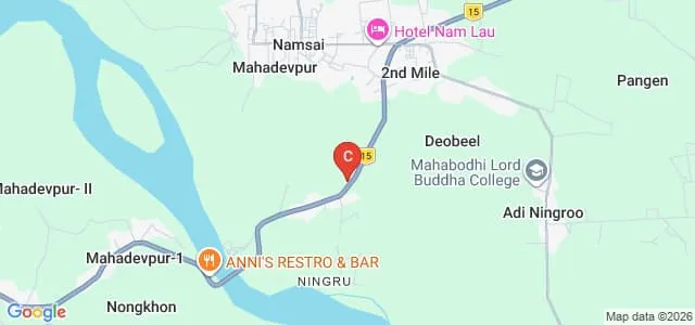 Arunachal University of Studies, Namsai Map