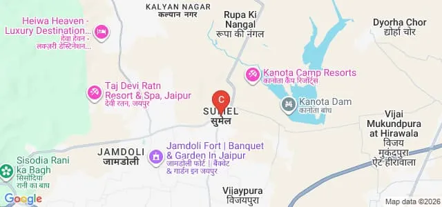 LNM Institute of Information Technology, Jaipur Map