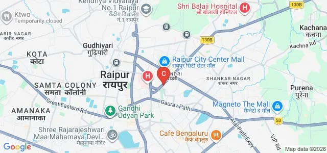 ITM University, Raipur Map