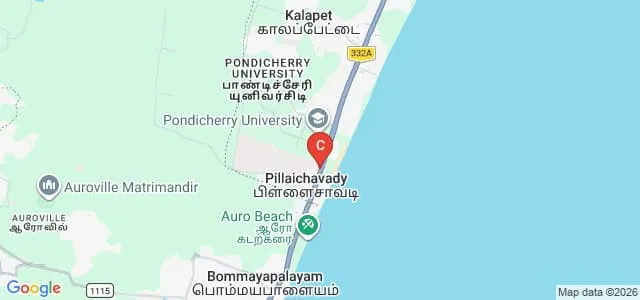 Puducherry Technological University, Puducherry Map
