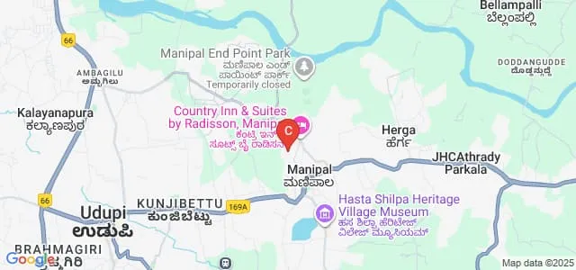 Manipal Academy of Higher Education, Manipal Map