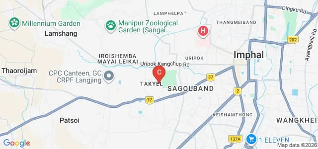 Manipur Technical University, Imphal Map