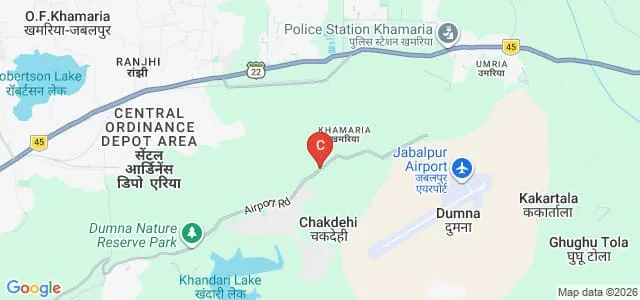 PDPM Indian Institute of Information Technology Design and Manufacturing Jabalpur Map