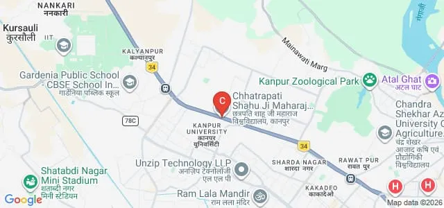 Chhatrapati Shahu Ji Maharaj University, Kanpur Map