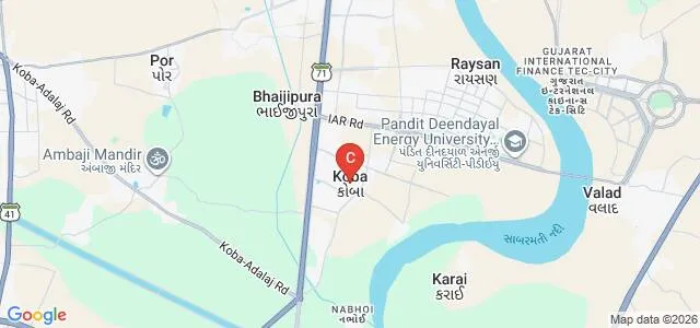 Gujarat Maritime University, Gandhinagar Map