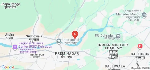 Ras Bihari Bose Subharti University, Dehradun Map