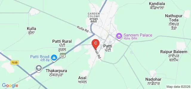 Sri Guru Teg Bahadur State University of Law, Tarn Taran Map