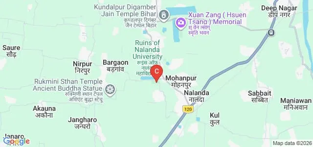 Nava Nalanda Mahavihara, Nalanda Map