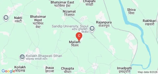 Sandip University, Sijoul Map