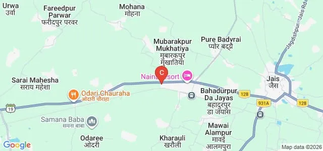 Rajiv Gandhi Institute of Petroleum Technology, Amethi Map