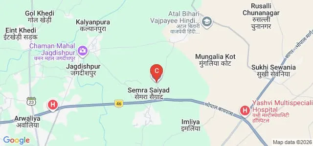 Shubham University, Bhopal Map