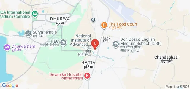 National Institute of Advanced Manufacturing Technology, Ranchi Map