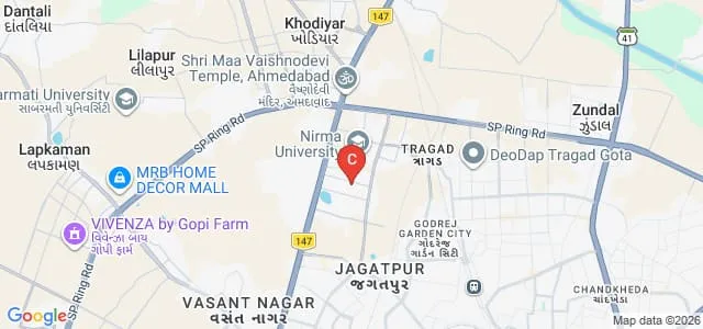 Dr Babasaheb Ambedkar Open University, Ahmedabad Map