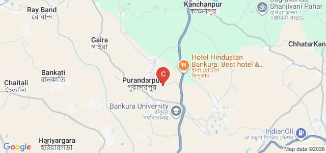 Bankura University, Bankura Map