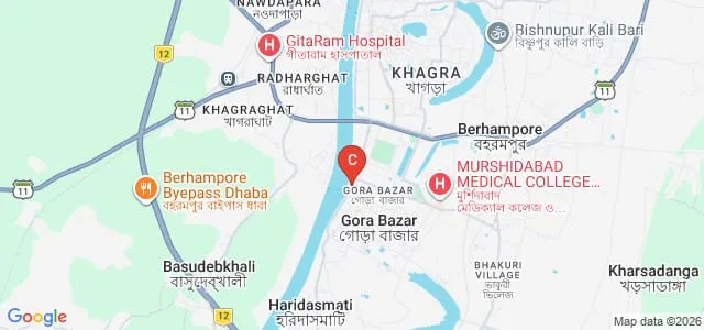 Murshidabad University, Murshidabad Map