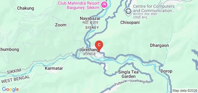 Capital University, Jorethang Map