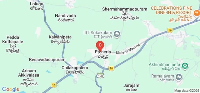 Dr BR Ambedkar University, Srikakulam Map
