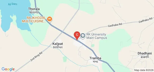 RK University, Rajkot Map