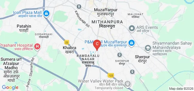 RBTS Government Homoeopathic Medical College and Hospital, Muzaffarpur Map