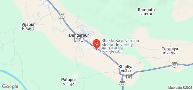 Bhakta Kavi Narsinh Mehta University, Khadia Map