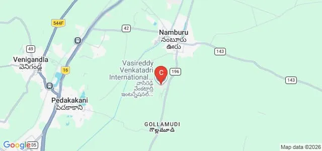 Venkatadri International Technological University, Guntur Map