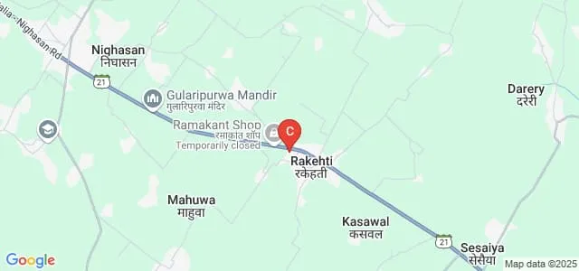 Shiv Munni Devi Gaya Singh Sanjana Singh Gayatri Mahavidyalaya, Lakhimpur Kheri Map