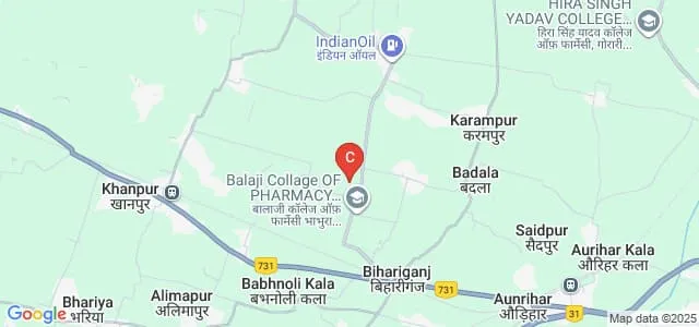 Bala Ji Girls Degree College, Bhabhaura Aurihar, Ghazipur Map