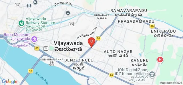Saveetha Amaravati University, Vijayawada Map