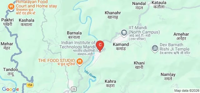 Indian Institute of Technology Mandi Map