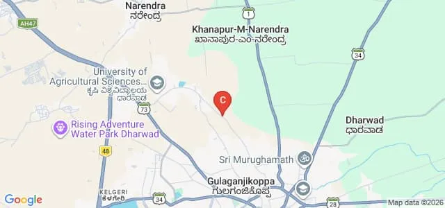 University of Agricultural Sciences, Dharwad Map