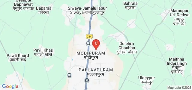 Shobhit Institute of Engineering and Technology, Meerut Map