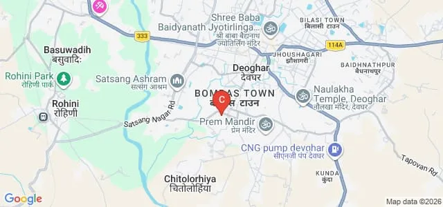 Durga Soren University, Deoghar Map