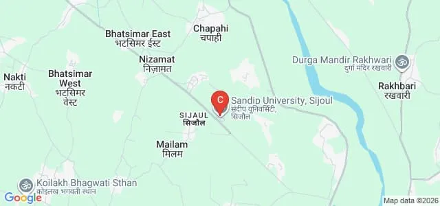 Shri Nityanand Jha College of Education, Madhubani Map