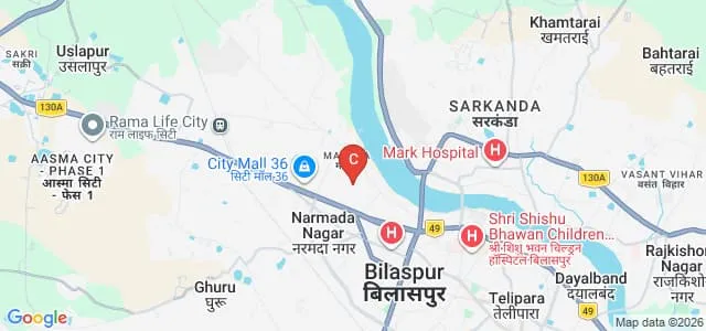 Dr CV Raman University, Bilaspur Map