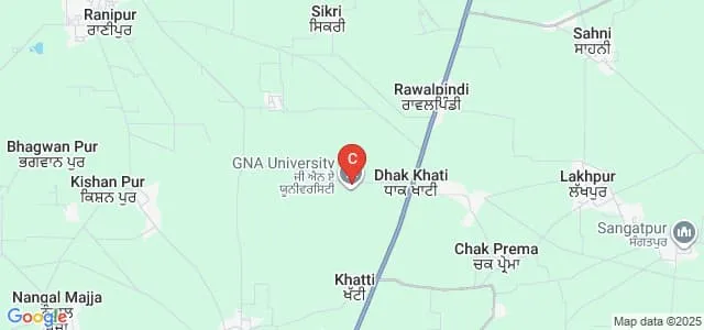 GNA University, Phagwara Map