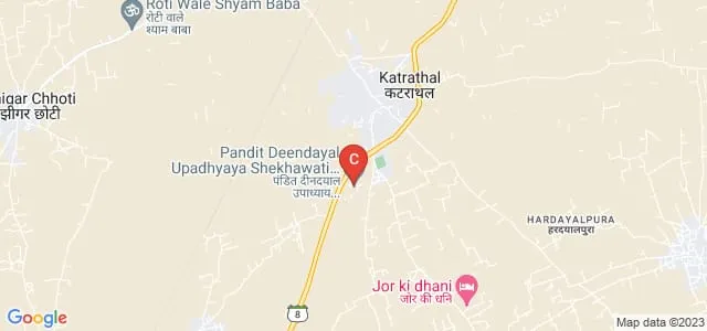Pandit Deendayal Upadhyaya Shekhawati University, Sikar Map