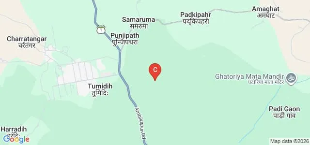 OP Jindal University, Raigarh Map