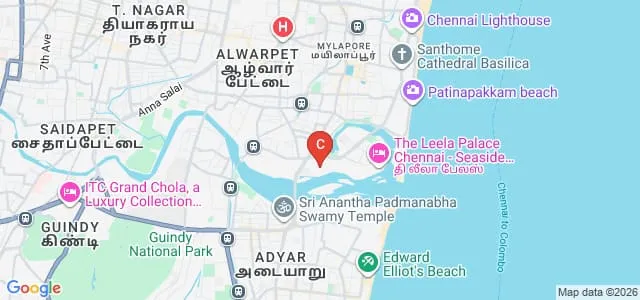 The Tamilnadu Dr Ambedkar Law University, Chennai Map