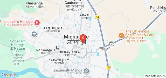 KD College of Commerce and General Studies, Paschim Medinipur Map