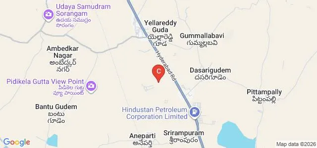Mahatma Gandhi University, Nalgonda Map
