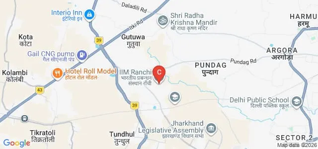 Indian Institute of Management Ranchi Map
