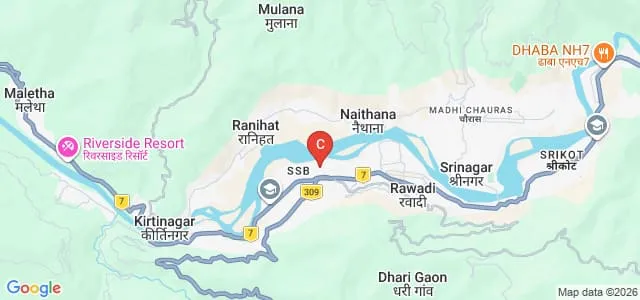 National Institute of Technology Uttarakhand Map