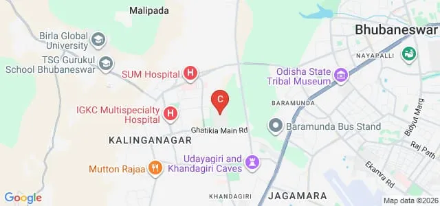 Odisha University of Technology and Research, Bhubaneswar Map